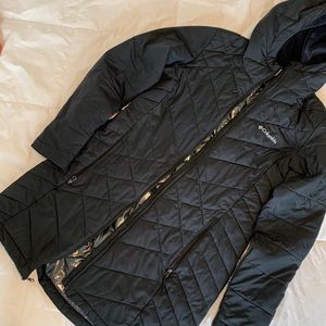 Columbia knee length coat